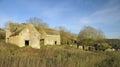 Abandoned Cotswold Farm Royalty Free Stock Photo