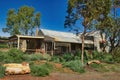 Deserted gold miner\'s cottage in the Australian outback Royalty Free Stock Photo