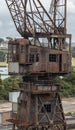 Abandoned crane, Cockatoo Island, Sydney, NSW