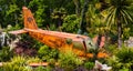 Abandoned crashed aircraft Royalty Free Stock Photo