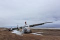 Abandoned crashed plane