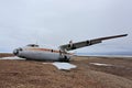 Abandoned crashed plane