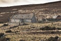 Abandoned Croft of Rychorrach on Dava Moor in Scotland. Royalty Free Stock Photo