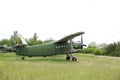 abandoned damaged soviet union military airplane Antonov An-2