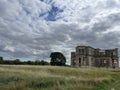 abandoned derelict Elizabethan lodge - Tudor house