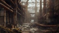 Abandoned Desolation: Industrial Wasteland./n