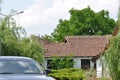 Deteriorated roof Royalty Free Stock Photo