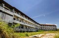 Abandoned and dilapidated buildings Because it was affected by the economic downturn Royalty Free Stock Photo