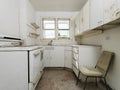 Abandoned dirty kitchen. Royalty Free Stock Photo