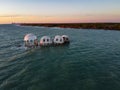 Abandoned dome home off the coast of Cape Romano, FL.