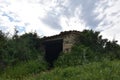 Abandoned dry stone cattle corral. Royalty Free Stock Photo