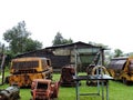 Abandoned equipment at the Pilok Mine Kanchanaburi  Thailand Royalty Free Stock Photo