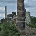 Abandoned factory cement plant Szczakowa Jaworzno Poland Royalty Free Stock Photo