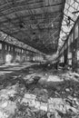 Abandoned factory hall