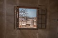 Abandoned factory in Humberstone ghost town in Northern Chile Royalty Free Stock Photo