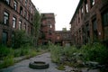 Abandoned Factory Red Triangle, Saint Petersburg, Russia. Location of filming Royalty Free Stock Photo