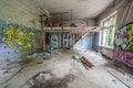 Abandoned factory room Royalty Free Stock Photo