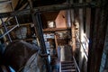 Abandoned factory stairs