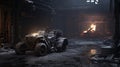 Abandoned Factory: Unreal Engine 5 Depiction Of Four Wheel Drive Vehicles