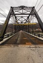 Abandoned Fallston Truss Bridge - Pennsylvania Royalty Free Stock Photo