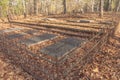 Abandoned Family Plot Southern USA Early Cemetery