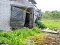 Abandoned farm barn