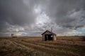 Abandoned farm buildings in Alberta