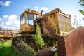 Abandoned farm equipment