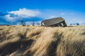 Abandoned farm house in the Alberta prairies