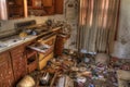 An Abandoned Farm House decays forgotten in rural South Dakota