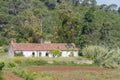 Abandoned farm house and plantation in Santiago do Cacem Royalty Free Stock Photo