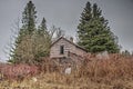 Abandoned Farm House In The Woods Royalty Free Stock Photo