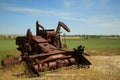 Abandoned farm machinery Royalty Free Stock Photo