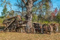 Abandoned farm machinery Royalty Free Stock Photo