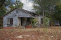 Abandoned Farmhouse Located in Rural East Texas. Tyler, TX Royalty Free Stock Photo