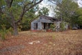 Abandoned Farmhouse Located in Rural East Texas. Tyler, TX Royalty Free Stock Photo