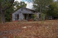 Abandoned Farmhouse Located in Rural East Texas. Tyler, TX Royalty Free Stock Photo