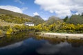 Irish Rural Farmhouse by River Royalty Free Stock Photo