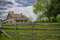 An Old Abandoned Rural Farmhouse