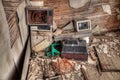 Abandoned Farmhouse in South Dakota slowly decays