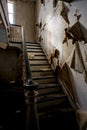 Abandoned Farmhouse with Staircase Royalty Free Stock Photo