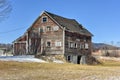 Abandoned Farmhouse - Vermont Royalty Free Stock Photo