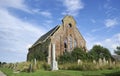 The abandoned and fast decaying Kinnell Parish Church lit up by the Summer Sun.