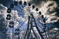 Abandoned ferring wheel Royalty Free Stock Photo