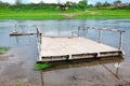 Abandoned ferry boat