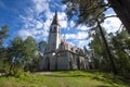 Abandoned Finnish Church in Lumivaara in Karelia