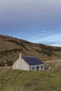 An abandoned Fishermen\'s Cottage set back from the beach at St Cyrus, Royalty Free Stock Photo