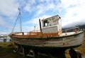 Abandoned fishing boat Royalty Free Stock Photo