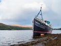 Shipwrecked fishing boats near Corpach, Fort William, Scotland