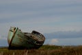 Abandoned fishing boat in Anglesey, North Wales